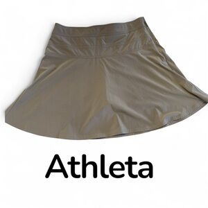 Athleta Women's Skater Skirt in Taupe Size 12